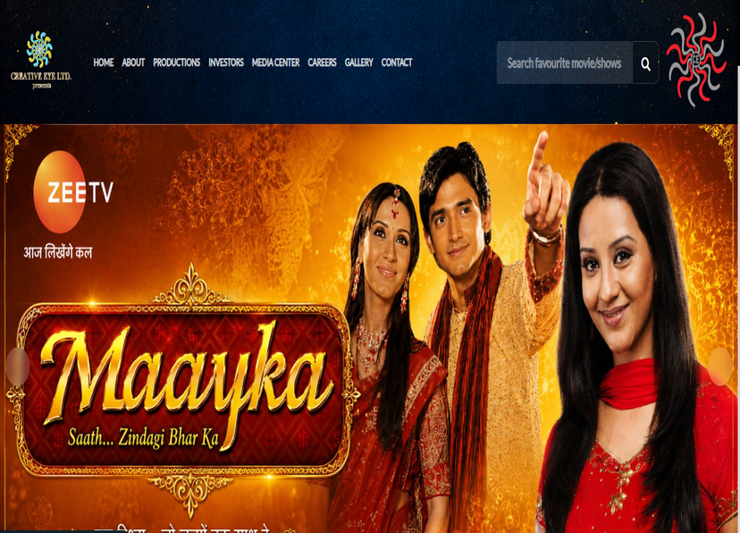 Creative Eye Ltd television production company website by Web Mitras